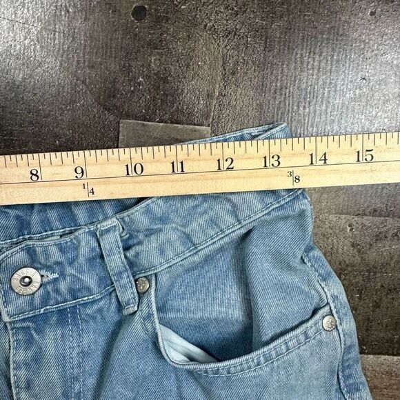 Ragged Jeans Urban Outfitters Womens Size 24 Priest Roller Denim Blue Light Wash - Picture 6 of 9